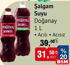 DOĞANAY ŞALGAM SUYU ACILI/ACISIZ 1 L DOĞANAY ŞALGAM SUYU ACILI/ACISIZ 1 L